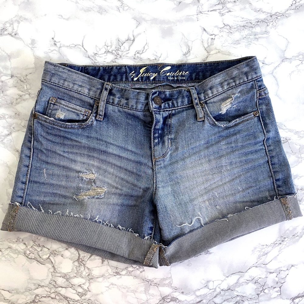 Juicy Cut-off Jean Shorts